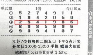 七位数开奖结果今天 七位数开奖结果今天