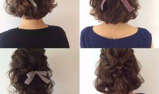 中短发怎么扎好看 中短发怎么扎好看